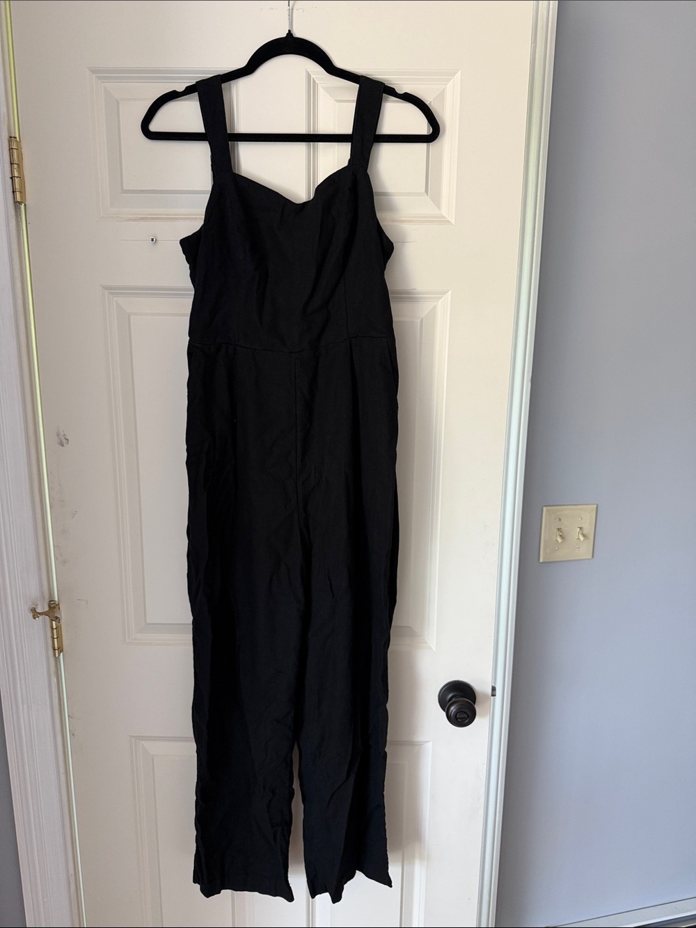 Old Navy Black Wide-Strap Jumpsuit